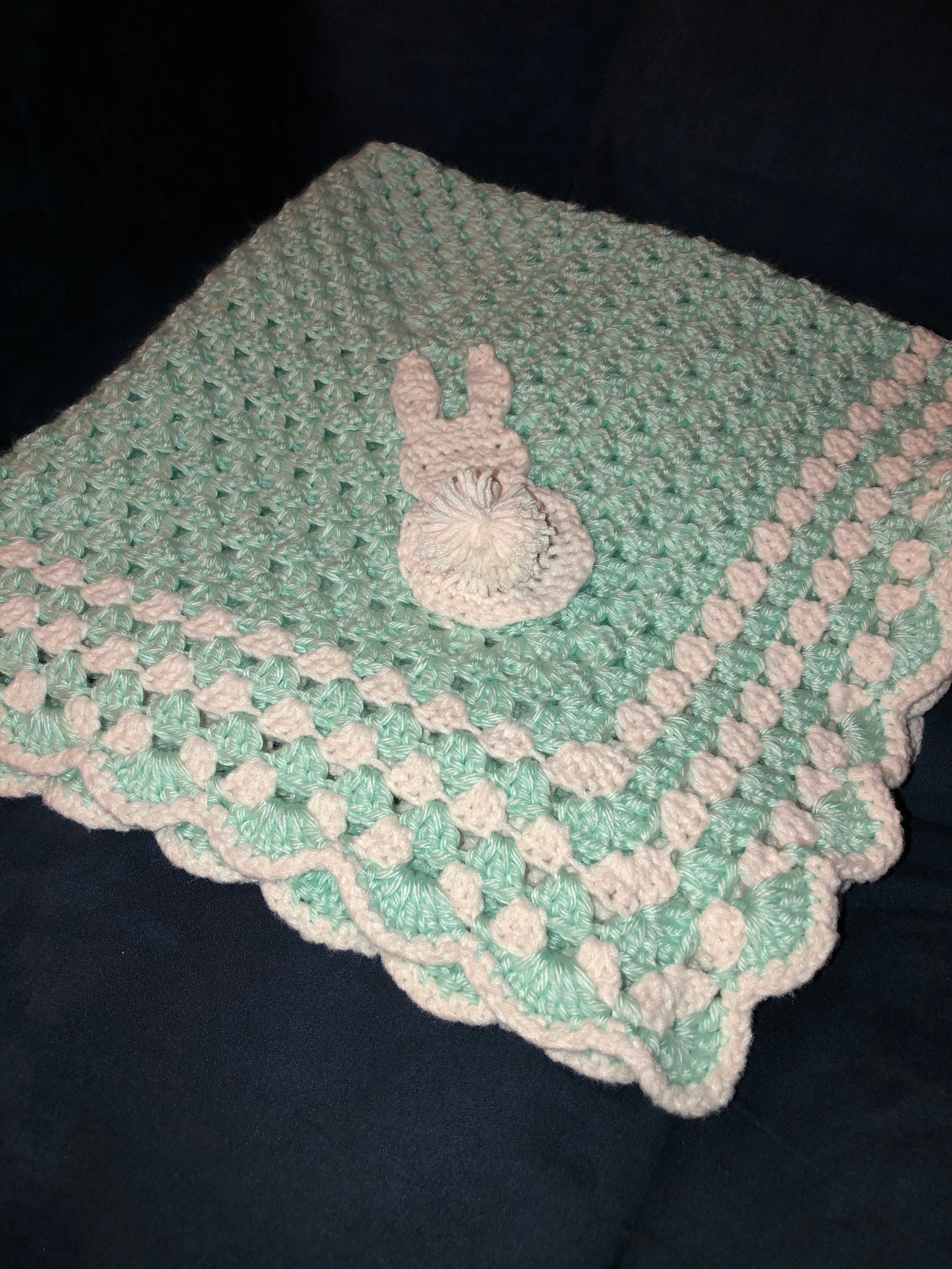 Gender Neutral Crochet Baby Blanket Etsy
