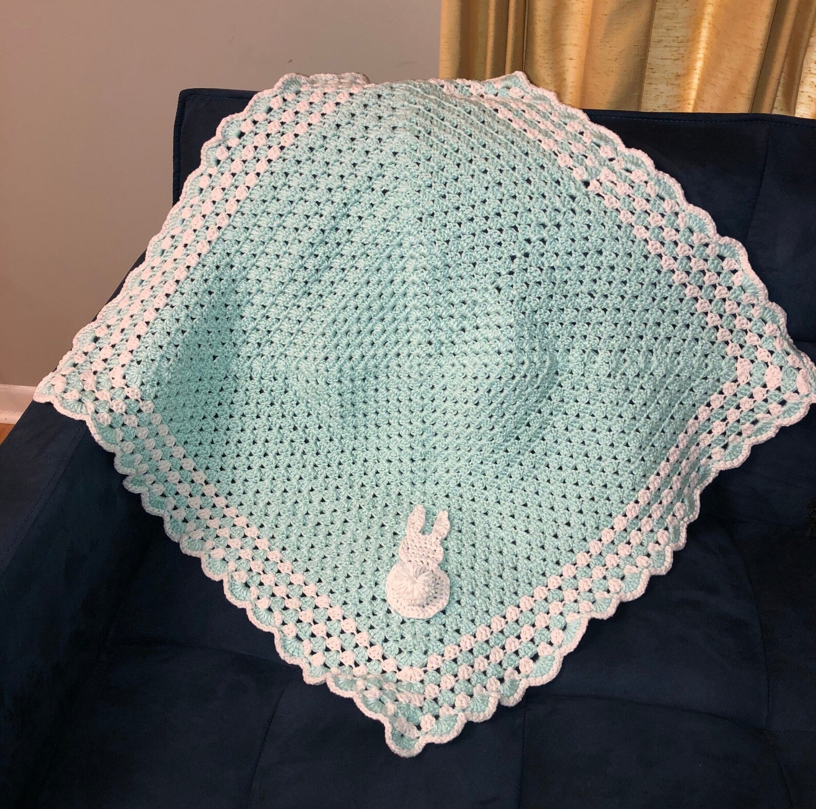 Gender Neutral Crochet Baby Blanket Etsy
