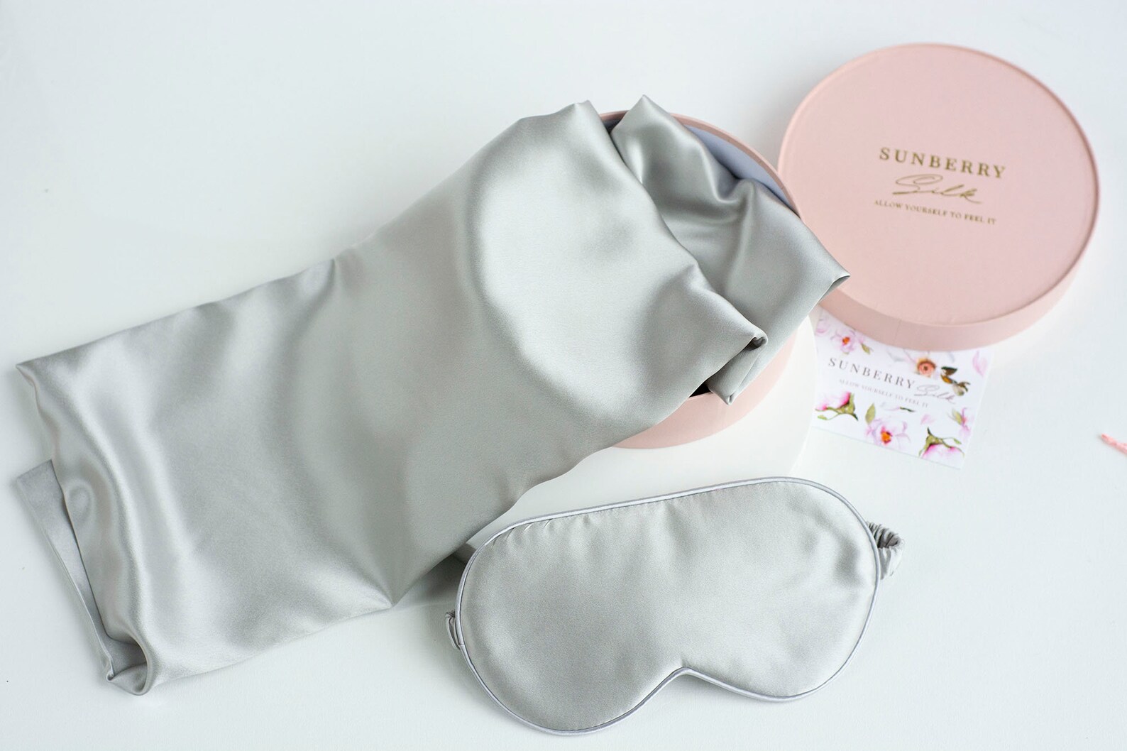 Silk pillowcase eye mask for sleeping sensitive skin anti Etsy