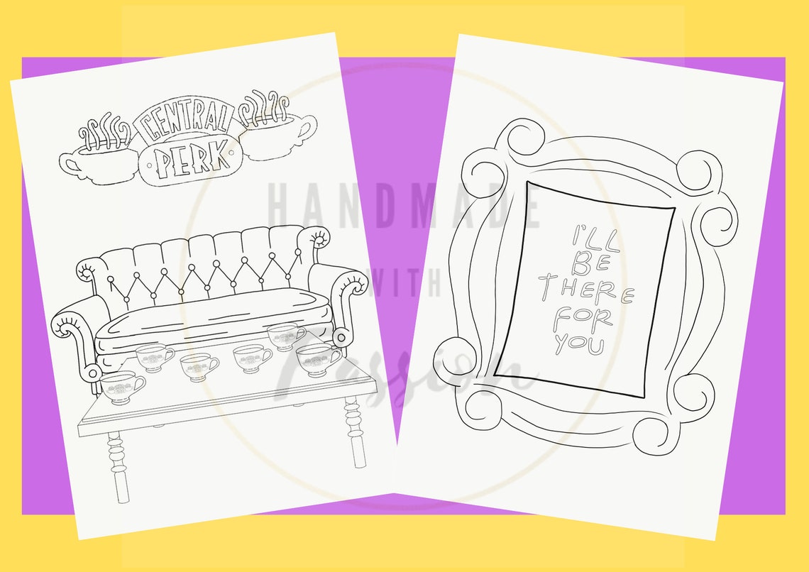 friends tv show coloring pages Tribiani coloringpage