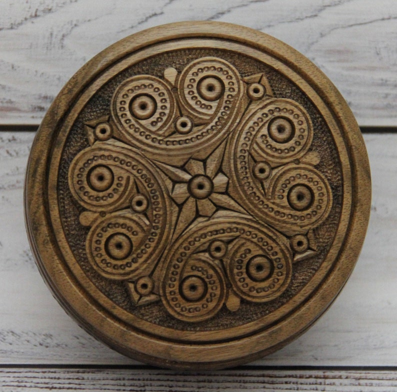 Hand Carved Ukrainian Wooden Jewelry Box Handmade Hand Crafted Walnut Wood Jewelry Box Ecological Wood Jewelry Box Wedding Gift Home Decor