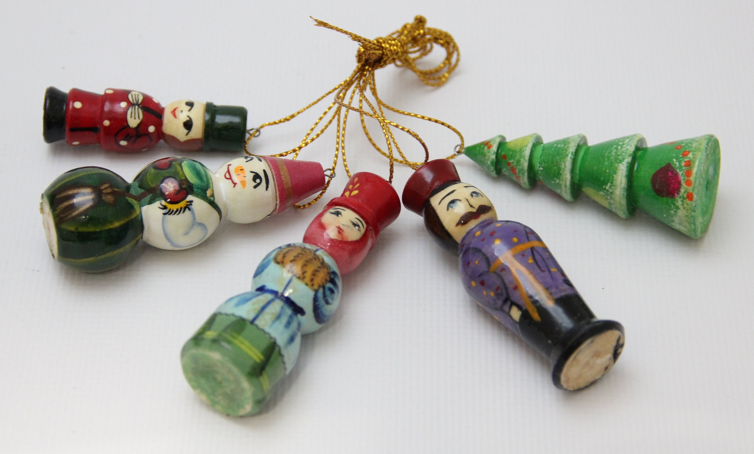 Ukrainian Matryoshka Nesting Doll With Set of Christmas Tree Etsy