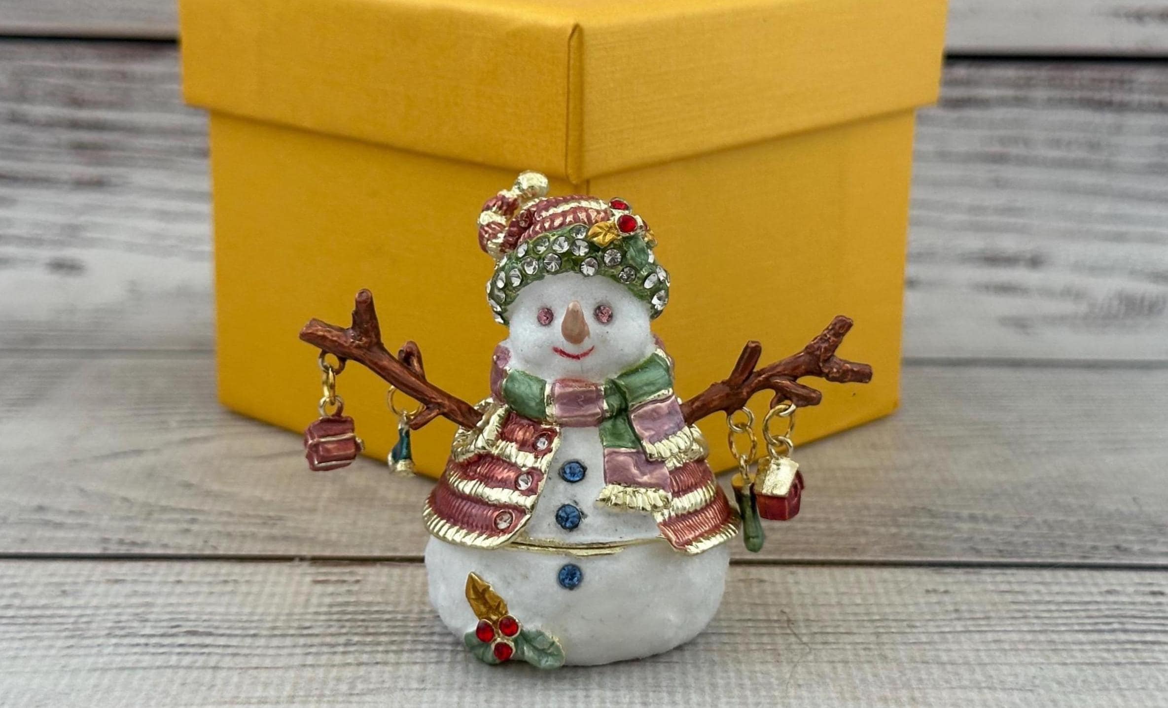 Swarovski Figurines Snowman - Etsy