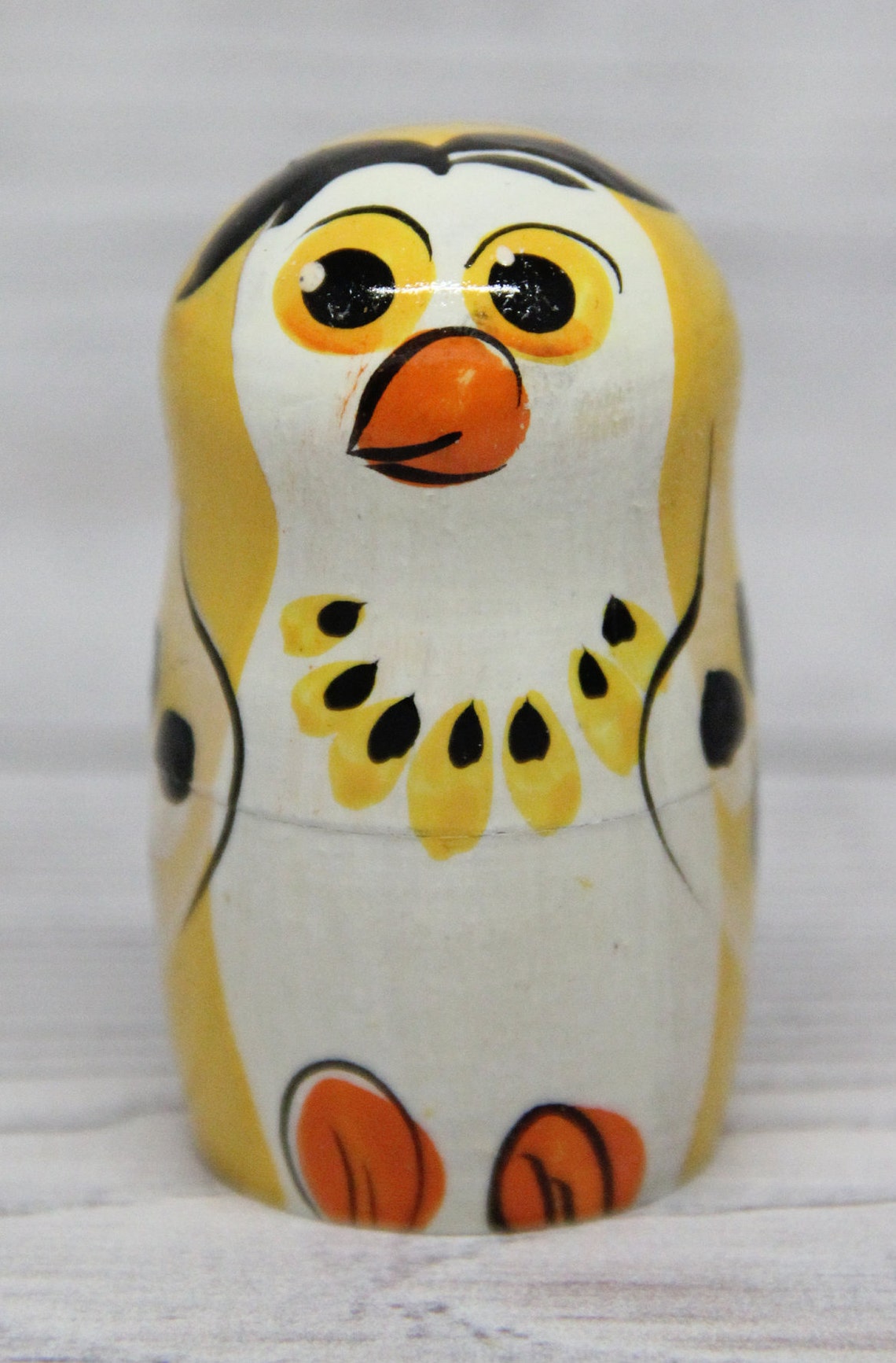 Owls Russian Nesting Doll 3.74'' or 9.5 cm Matryoshka Etsy