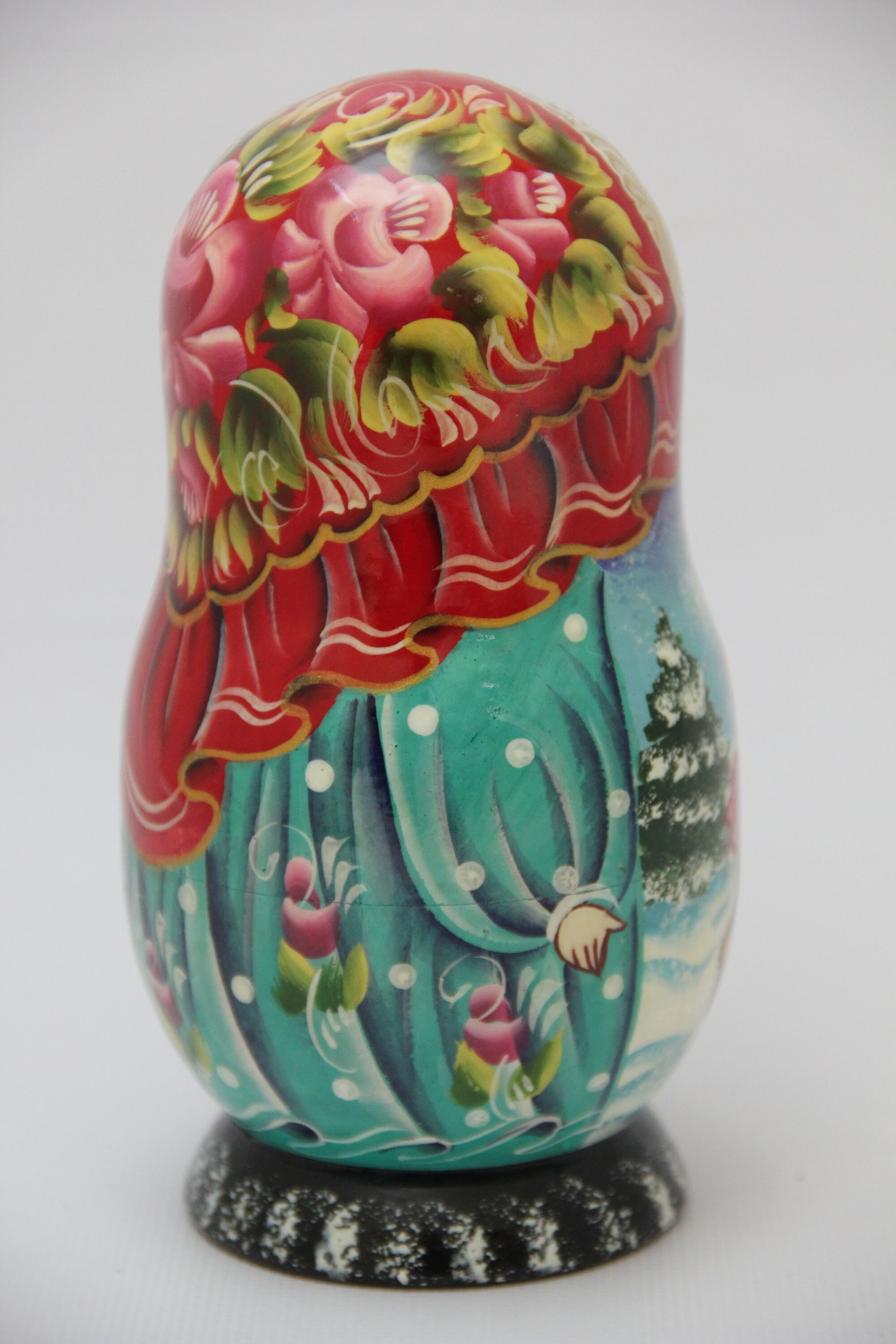 Ukrainian Matryoshka Nesting Doll With Set of Christmas Tree Etsy