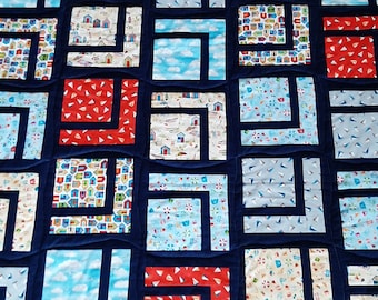 Patchworkdecke Quilt Stranddecke