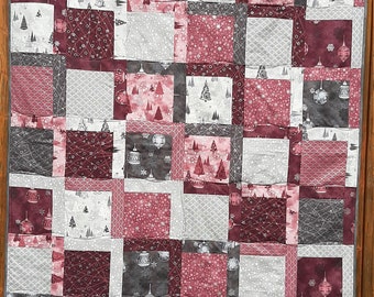 Patchworkdecke Quilt Weihnachtsquilt Weihnachtsdecke