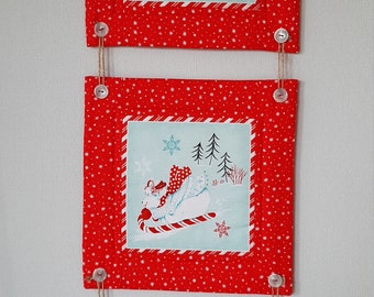 Wall Hanging Patchwork Christmas Winter