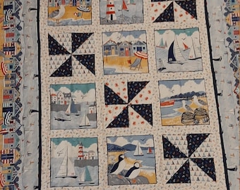 Patchworkdecke Quilt Stranddecke