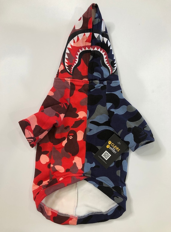 bathing ape dog hoodie