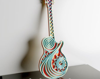 Download Guitar Svg Mandala Etsy