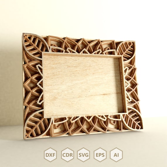 Multilayer Photo Frame DXF File / Laser Cut Photo Frame/ Wall Etsy