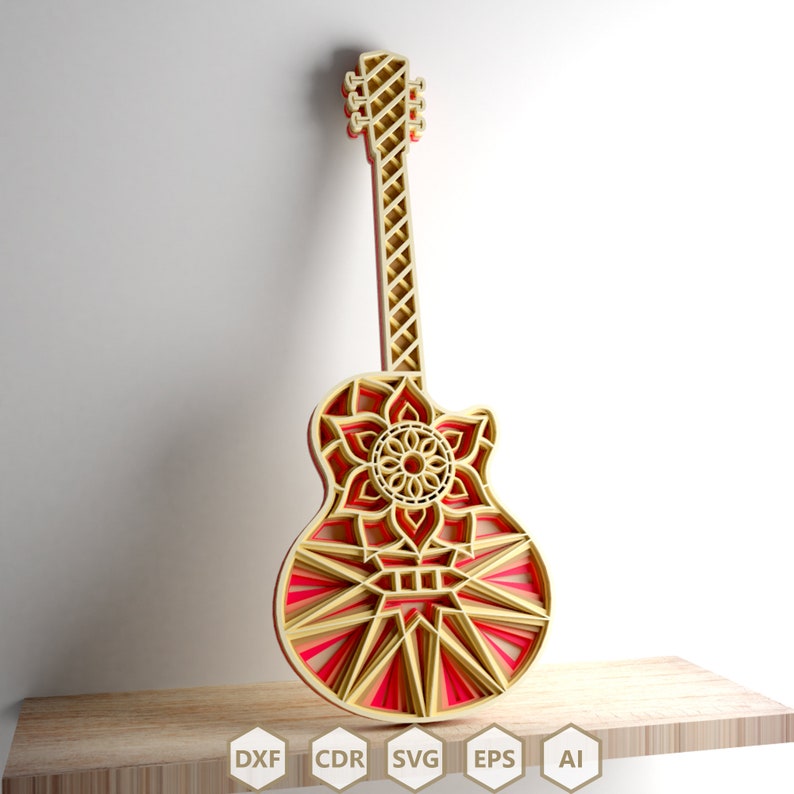 Free Free Guitar Mandala Svg 386 SVG PNG EPS DXF File