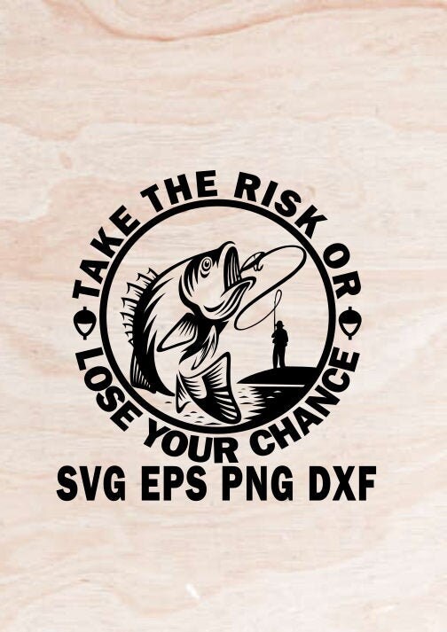 Bass fish SVG EPS PNG dxf Fishing svg Bass Jumping fish | Etsy