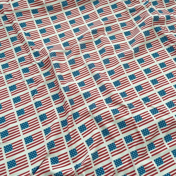 United States Flag Swimwear Fabric (Spandex)