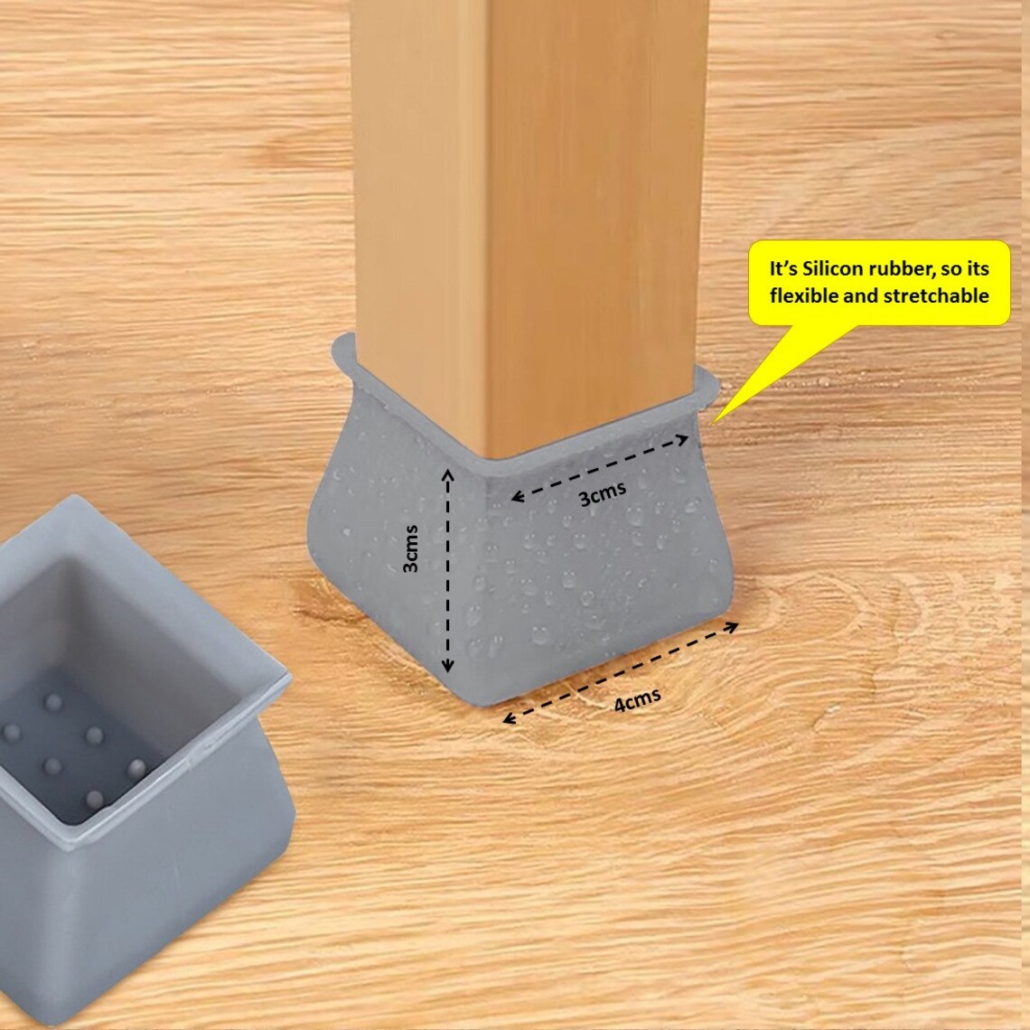 20pcs Padded Silicon furniture leg protector for Chairs Tables Etsy