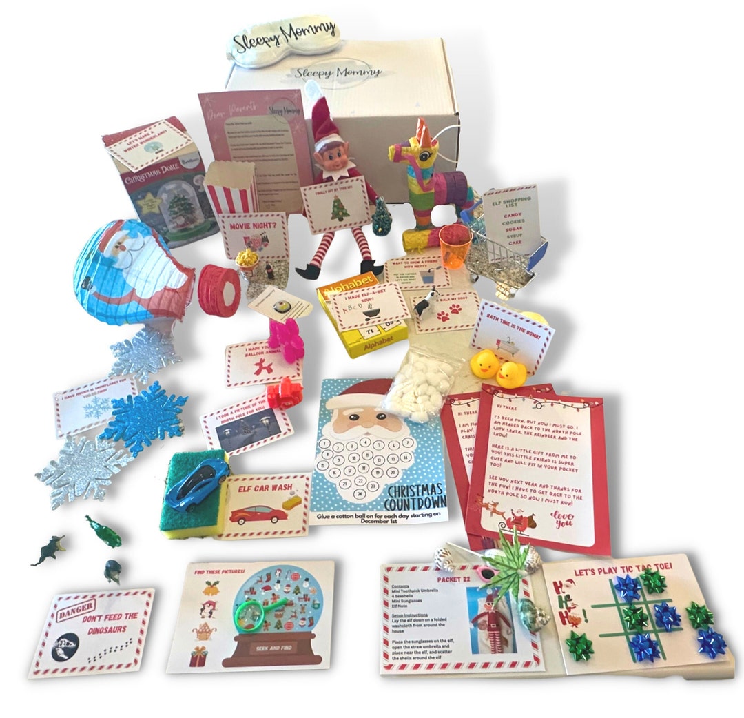 2023 Elf Kit, Elf Letter, Elf Accessories, Kit 28 Days, Christmas Elf