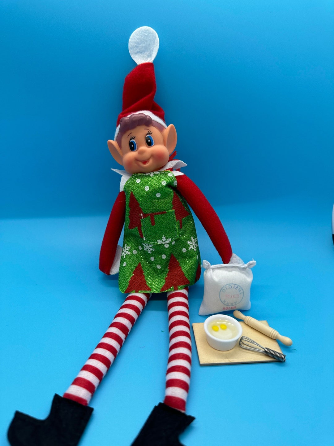 Elf Costume, 24 Day Elf Kit, Elf Accessories, Elf Props, Elf Kit 2022