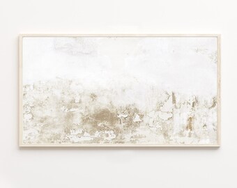 Abstract Beige Samsung Frame TV Art, Minimalist Neutral Decor (Digital Download)