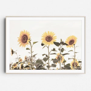 Sunflower poster,Sunflower Print,Farmhouse Print,Sunflower wall art,Floral print,Printable Wall Art,DIGITAL DOWNLOAD,Rustic print