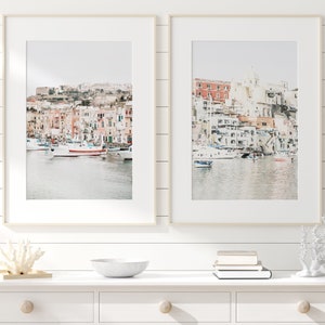 Italy print set of 2,Amalfi coast print,Italy wall art,Mediterranean print set,Amalfi coast wall art,Italian Summer print,Printable wall art