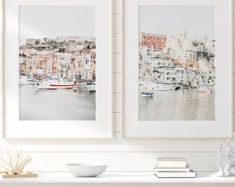Amalfi Coast Print Set, Italian Coastal Wall Art (Digital Download)