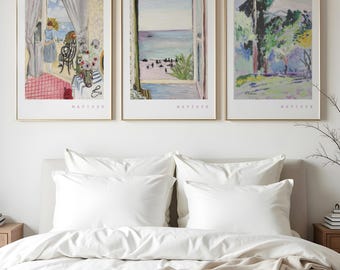 Matisse Landscape Print Set, Museum Style Wall Art (Digital Download)