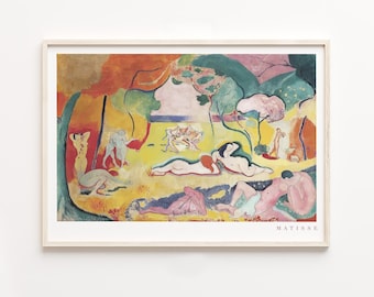 Matisse print-Matisse horizontal print-Museum poster-Extra large wall art-Modern Colorful Art Print-Matisse poster print-Artist poster