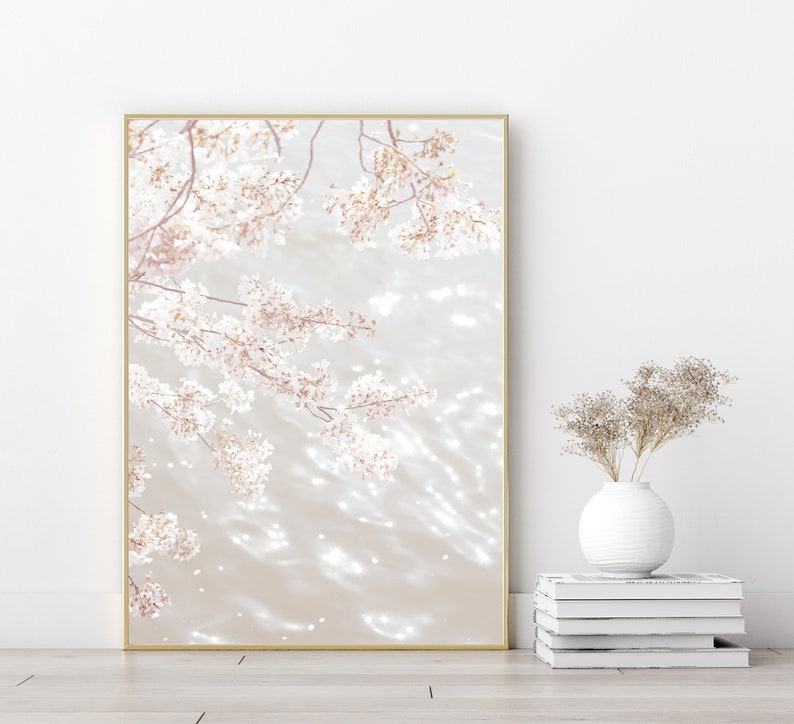 Cherry Blossom Print,spring Flowers Print,cherry Blossom Art Print ...