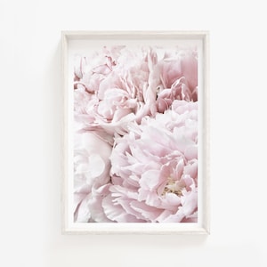 Pink Peonies Print, Flower Print, Peony Print, Flower Photo, Flowers Photography, Peony Wall Art, Pink Floral Poster, Printable Peony Decor