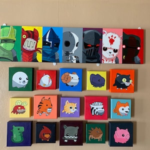 Diorama Del Cubo De Castle Crashers 