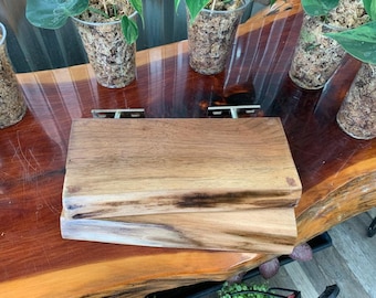 MINI Floating Shelf | Small to Medium | Pick your size | Plants, , Live Edge Maple / Walnut / Cedar / Satin Finished / BEST PRICES !