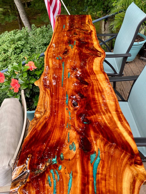 Bar Top Live Edge Epoxy River Bar Top Cedar BEST PRICES River Table 