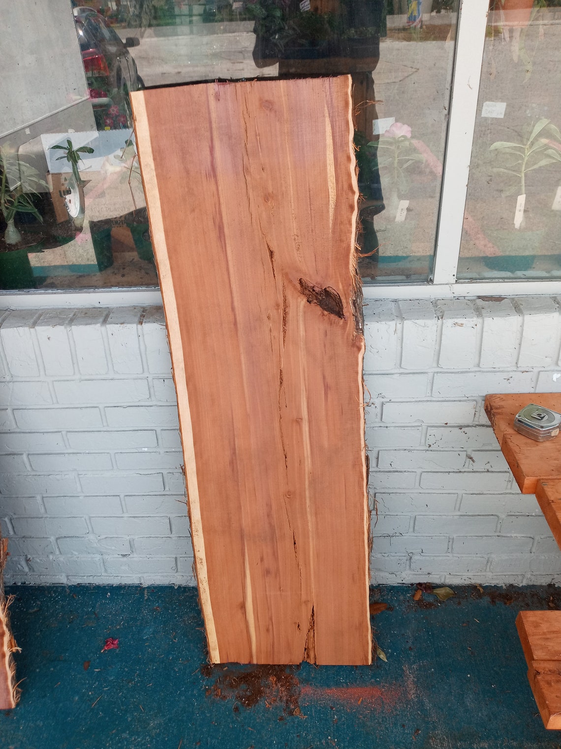 Live Edge Red Cedar Slab Wood 48 x 15 Etsy