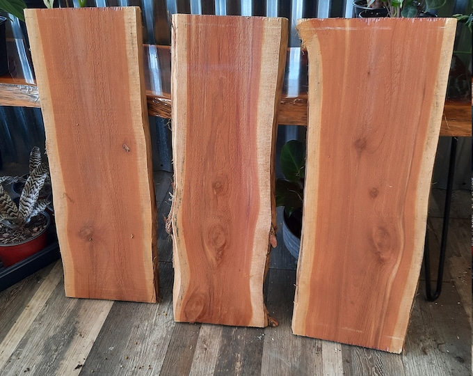Red Cedar Live Edge Slabs 3 Red Cedar Slabs