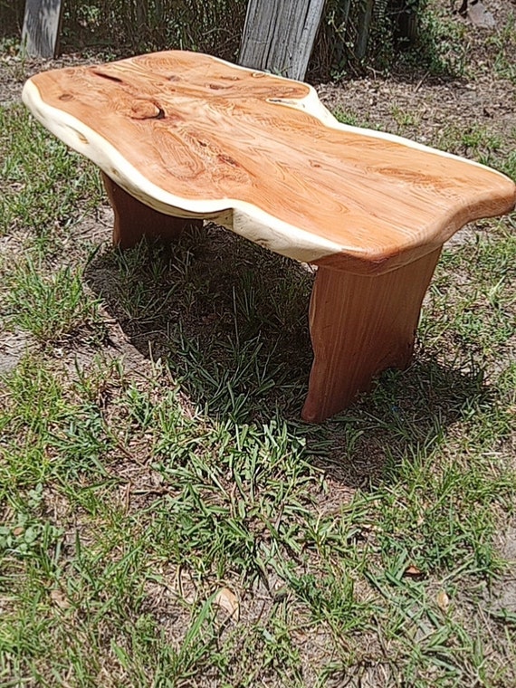 Small live edge bench outlet
