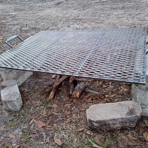 Cooking Grate Custom- Camping Grill - Open Fire Cooking Grate - Campfire Cooking - Fire Pit Cooking Grate - Campfire Cook Top - 10% OFF