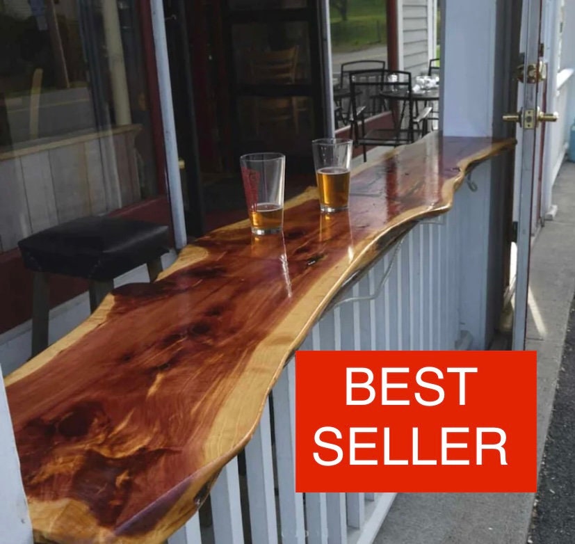 Bar Top Live Edge Epoxy Bar Top Cedar BEST PRICES -  Singapore