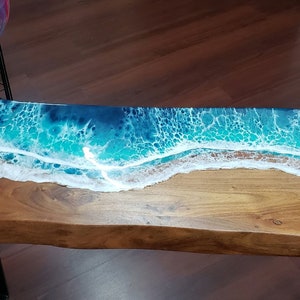 Ocean Epoxy Table / Console / Entryway Epoxy Coffee Table … Beautiful ...