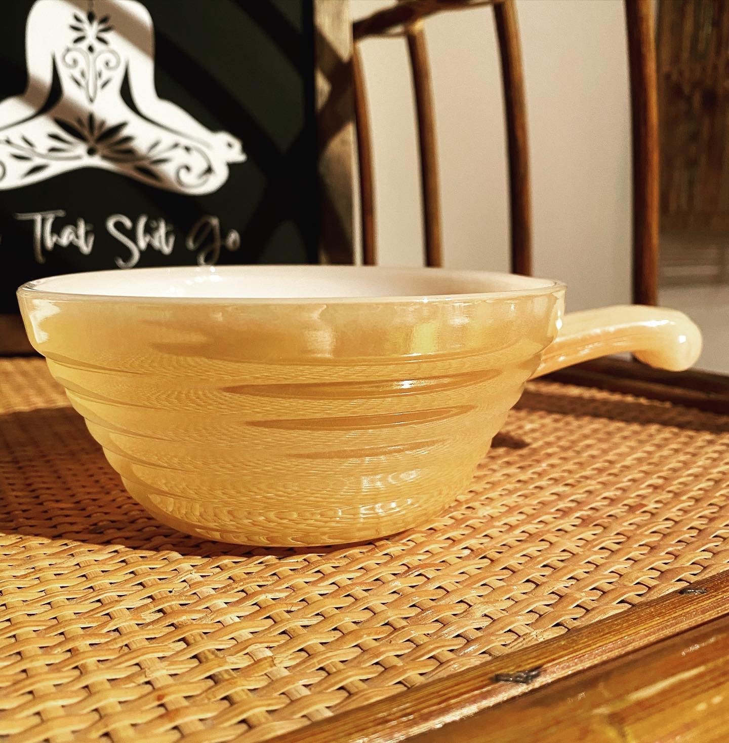 Opalescent Orange Gold Fire King Soup Bowls Set of 4 Etsy