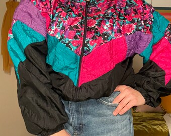 80s style windbreaker