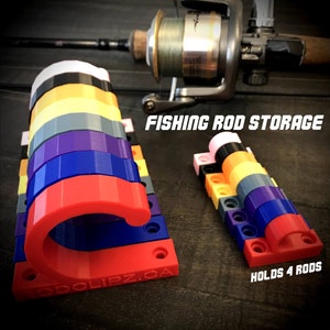 Custom Boat Docking Rods 15 & 24 Hooks and Loop or Double