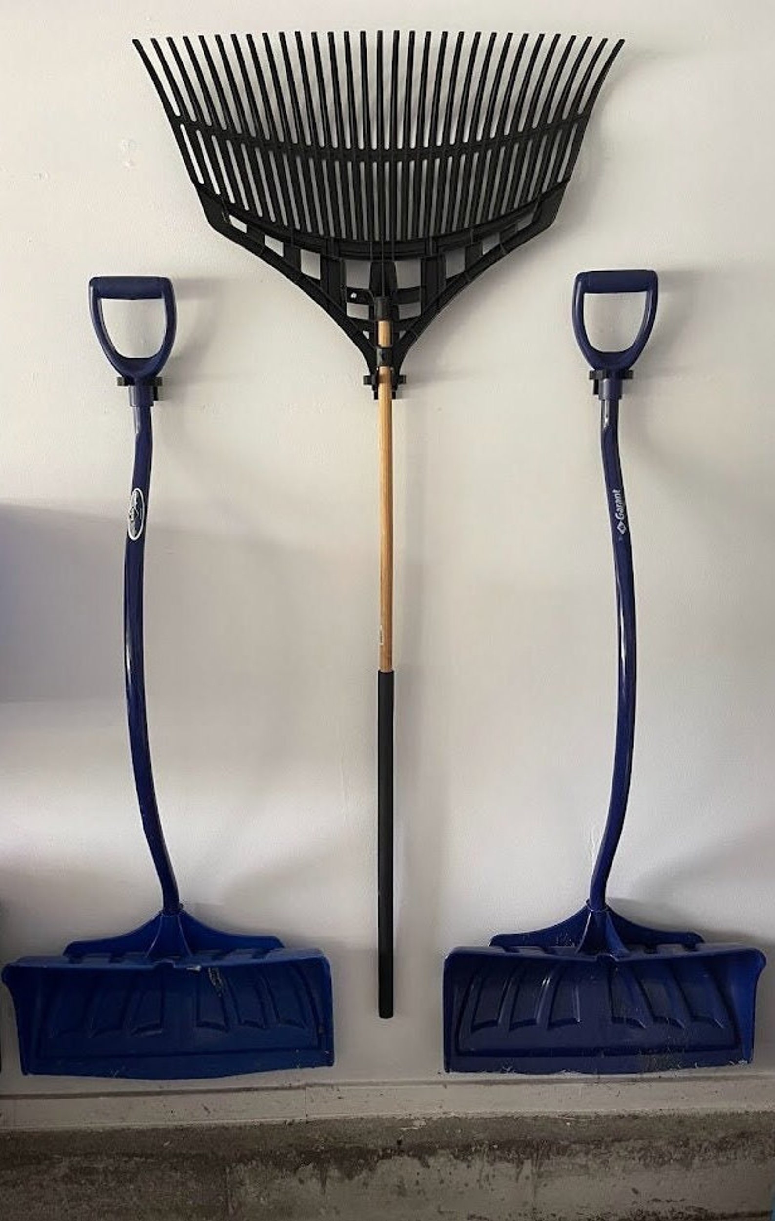 Shovel and Rake Holder wall Mounted 4 PACK holds 4 Items Etsy