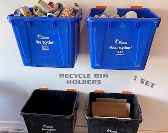 Recycle Bin Holder: Holds 1 bin