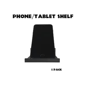 Wall Mounted Phone/Tablet Shelf: Holds 1 device