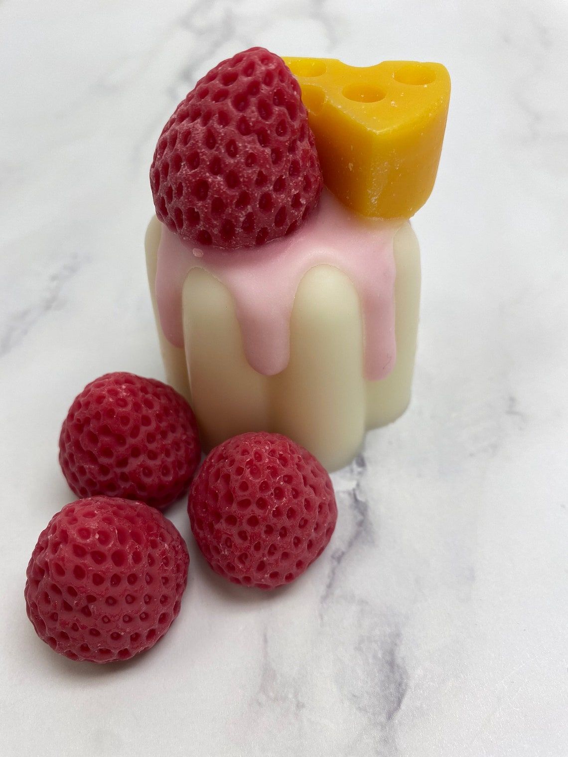 Realistic Strawberry Wax Melts/ Wax Embeds Soy Wax Embeds for Etsy