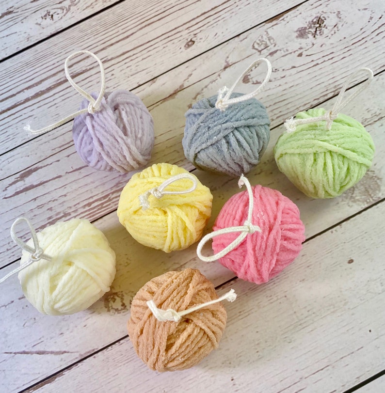Colorful Yarn Ball Candle/ Home Decor Candle/ Interior Candle/ Etsy