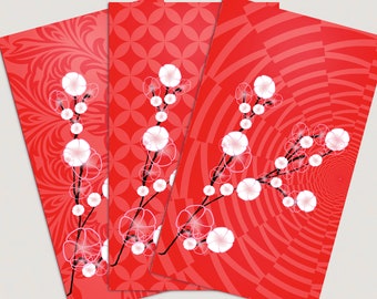 Red Envelope DIY – Bao lì xì for Vietnamese Lunar New Year / Tết / Viet New Year / Printable Red Envelope