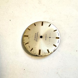 Vintage Omega Seamaster incabloc pre-owned dial