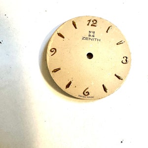 vintage zenith dial men watch